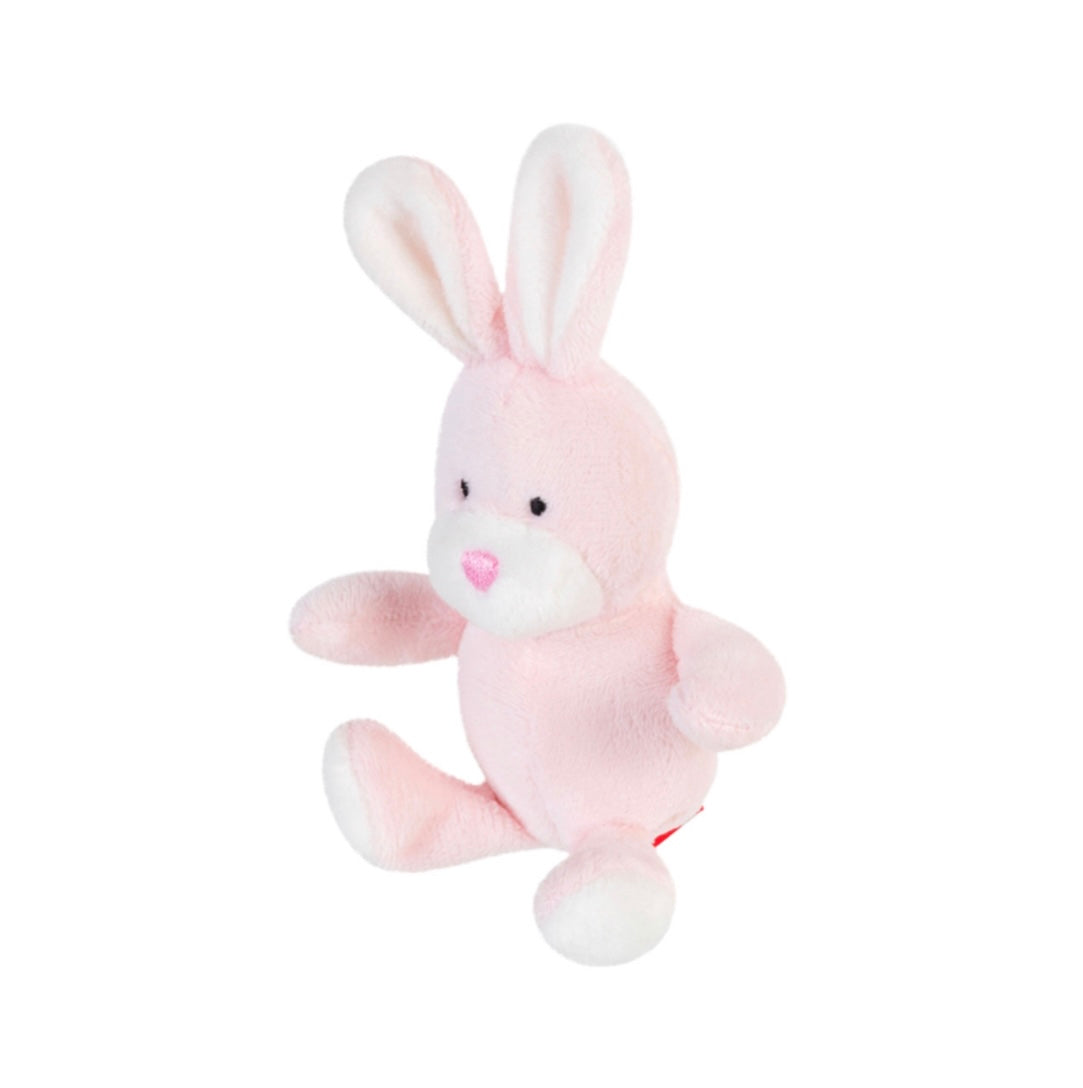 Іграшка для собак Заєць з пищалкою GiGwi Plush, плюш, 11 см